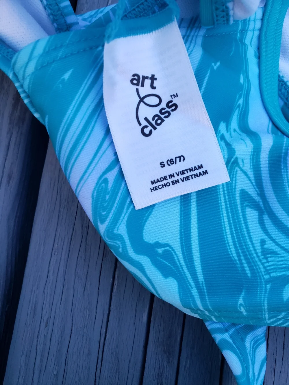 Art Class Girls 3 Pc Swimsuit Set - Size Small 6-7